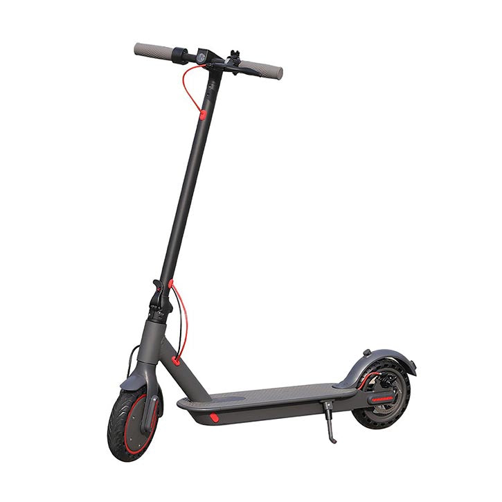 Aovo Pro M365 electric scooter standing on white background